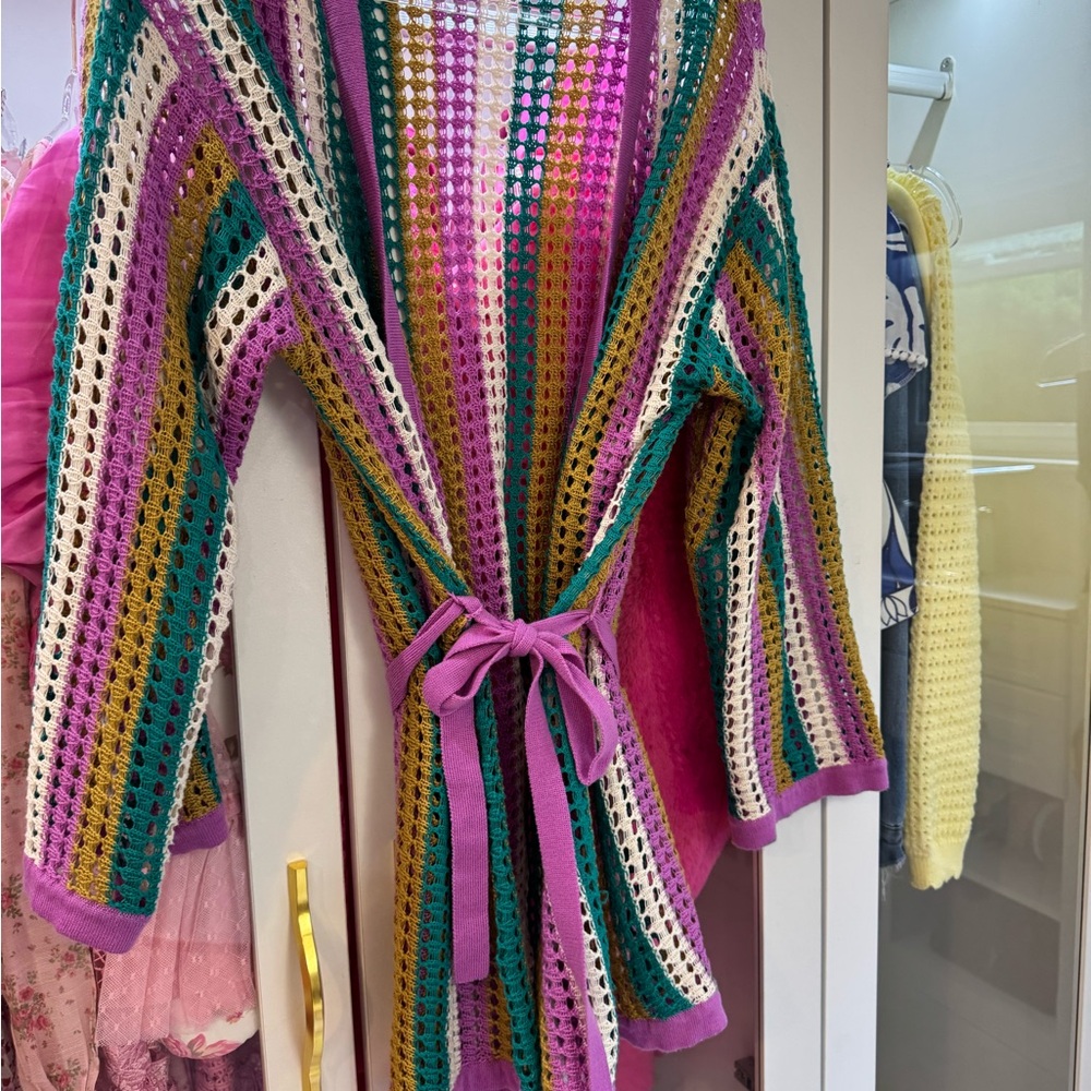 Hurley Multicolor Knit Swim Coverup - Picture 2 of 4